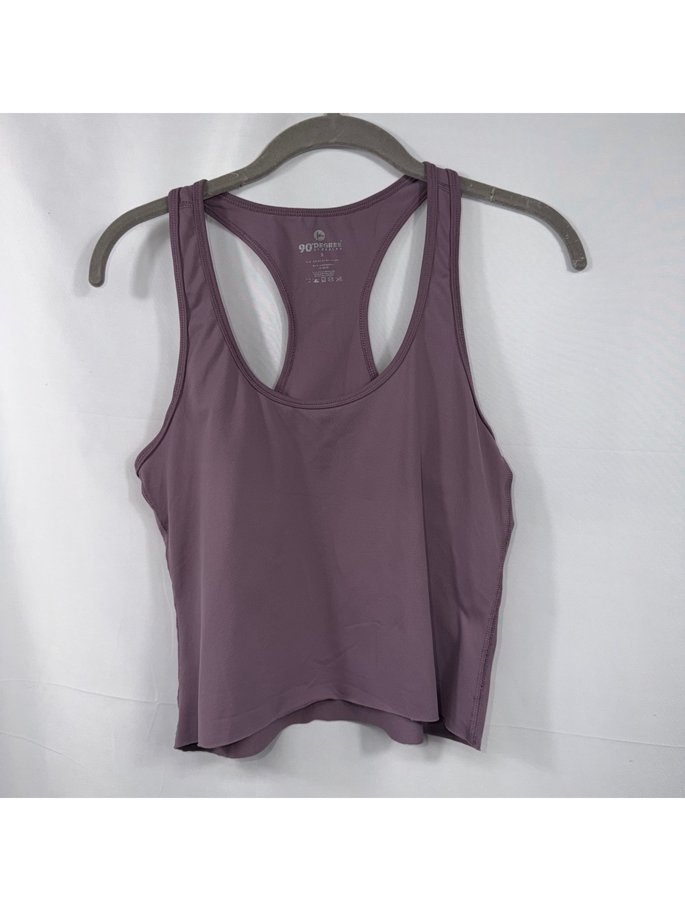 90 Degree by Reflex Women’s S Purple Racerback Tank